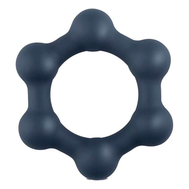 Boners Cockring Hexagone avec boules